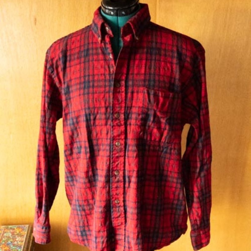 Pendleton Authentic Matheson Tartan Red Shirt boys L